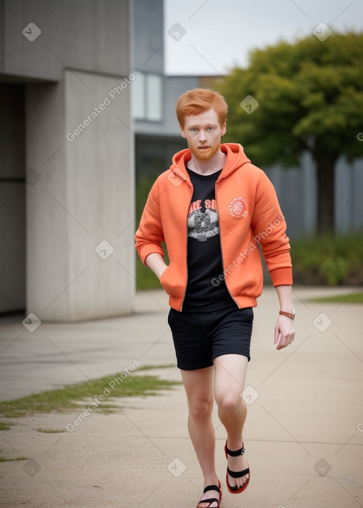 Adult male with  ginger hair