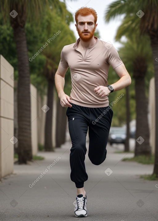 Lebanese adult male with  ginger hair