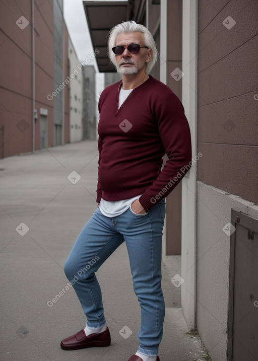 Lithuanian 45 years male with  white hair