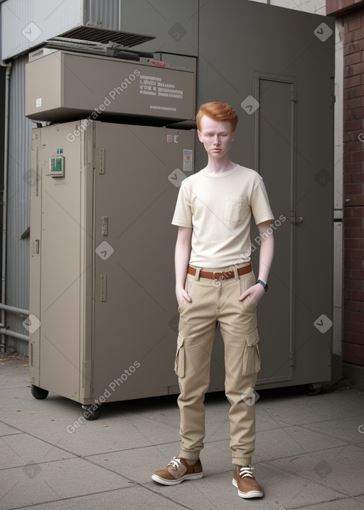 Hungarian adult non-binary with  ginger hair