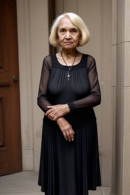 Elderly female with  blonde hair