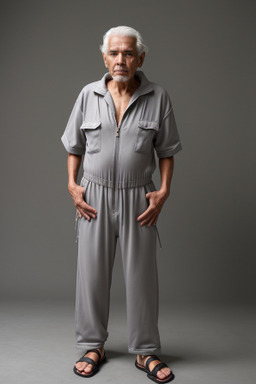 Honduran elderly male with  gray hair