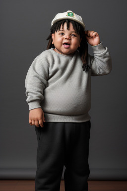 South african infant boy with  black hair