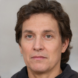 Neutral white adult male with short  brown hair and brown eyes