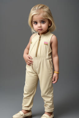 Pakistani infant girl with  blonde hair