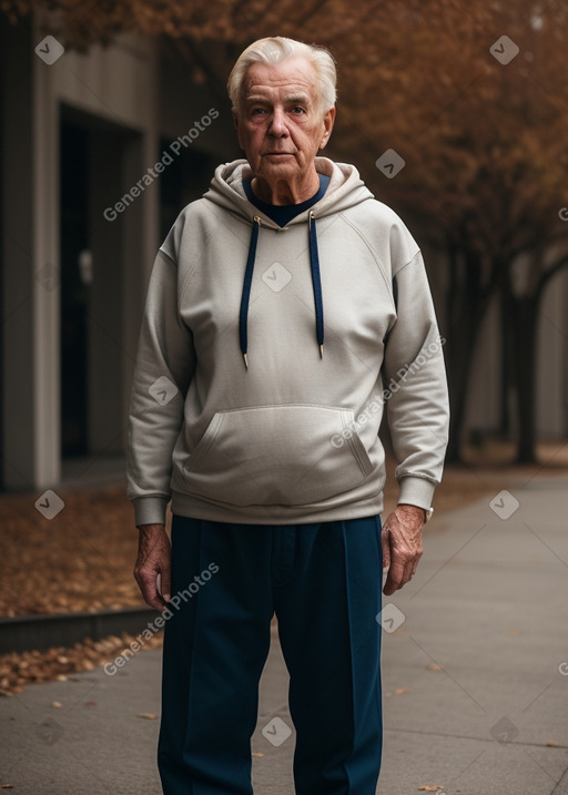 American elderly male with  blonde hair