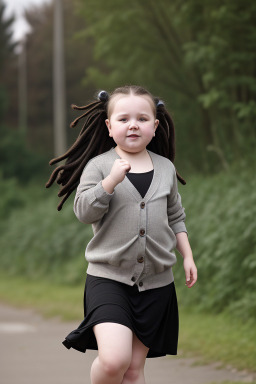 Belarusian child girl with  black hair