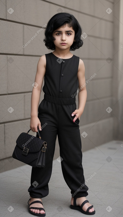 Azerbaijani child boy with  black hair