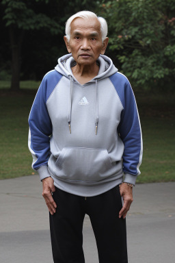 Nepalese elderly male with  blonde hair