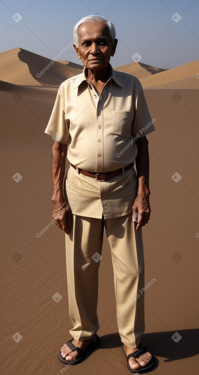 Bangladeshi elderly male with  brown hair