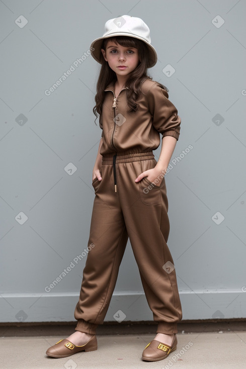 Macedonian child boy with  brown hair