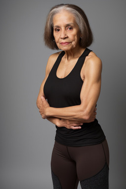 Dominican elderly female with  brown hair