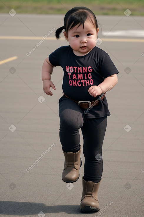 Mongolian infant girl 