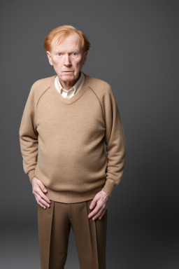 Belgian elderly male with  ginger hair