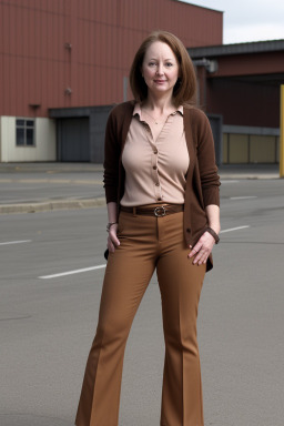 45 years female with  brown hair