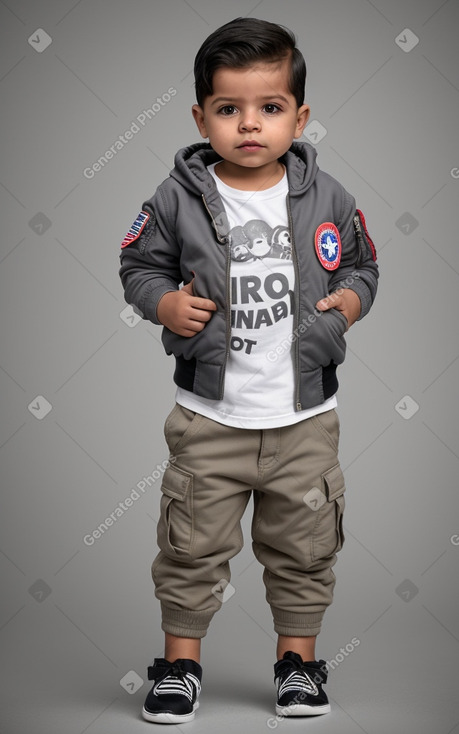 Nicaraguan infant boy with  gray hair