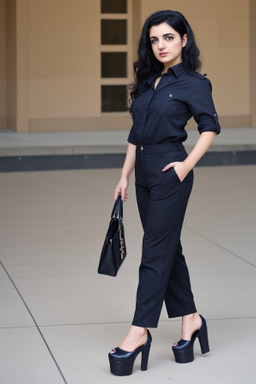 Syrian adult female with  black hair