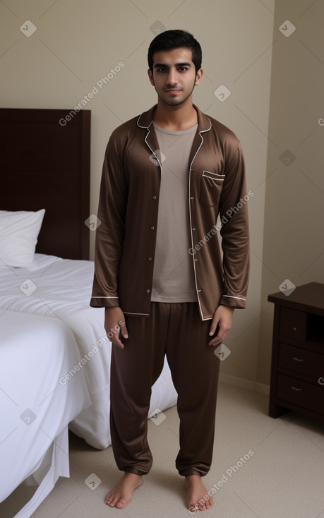 Emirati young adult male with  brown hair