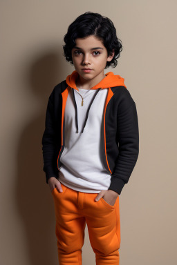 Irish child male with  black hair