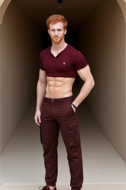 Saudi arabian adult male with  ginger hair