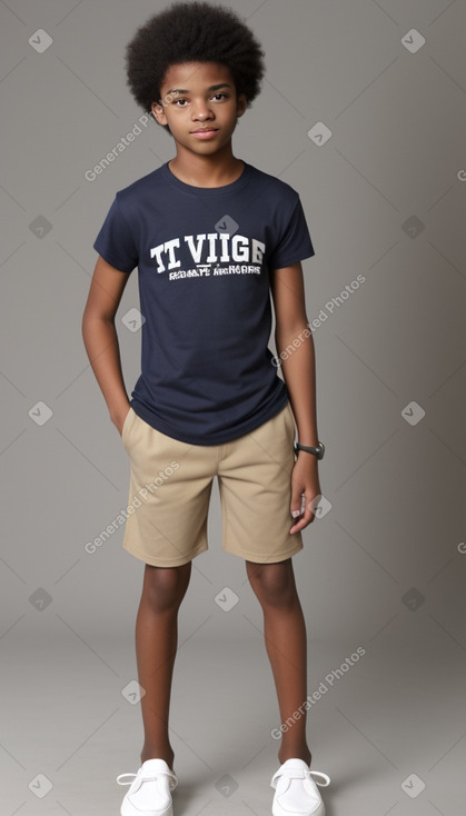 African american teenager boy 