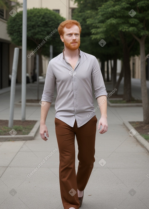 Arab adult male with  ginger hair