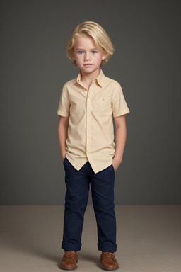 Dutch child boy with  blonde hair