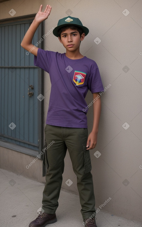 Bolivian teenager boy 