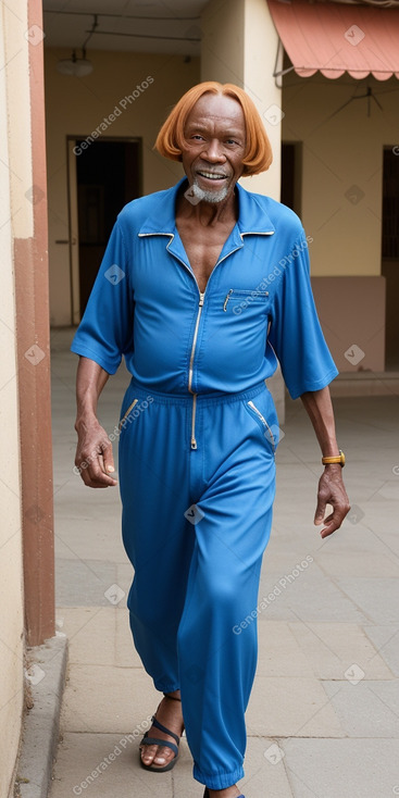 Zimbabwean elderly male with  ginger hair