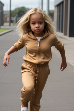 Child female with  blonde hair