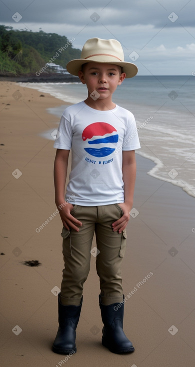 Costa rican child boy 