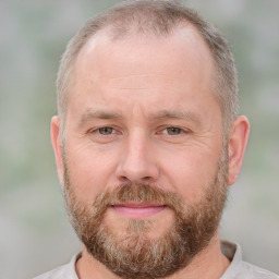 Neutral white adult male with short  brown hair and brown eyes