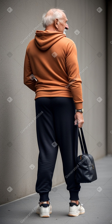 Italian elderly male with  ginger hair