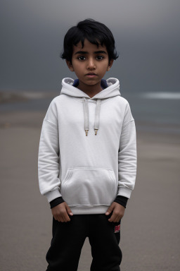 Omani child boy with  black hair