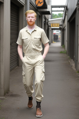 Adult male with  ginger hair