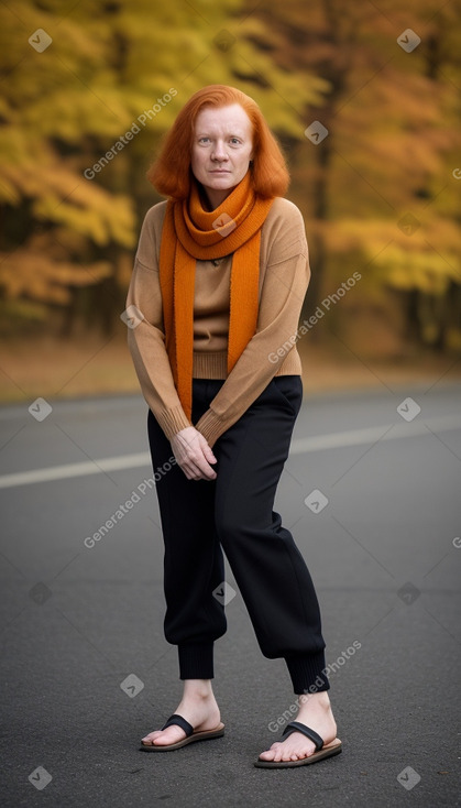 Slovak 45 years non-binary with  ginger hair