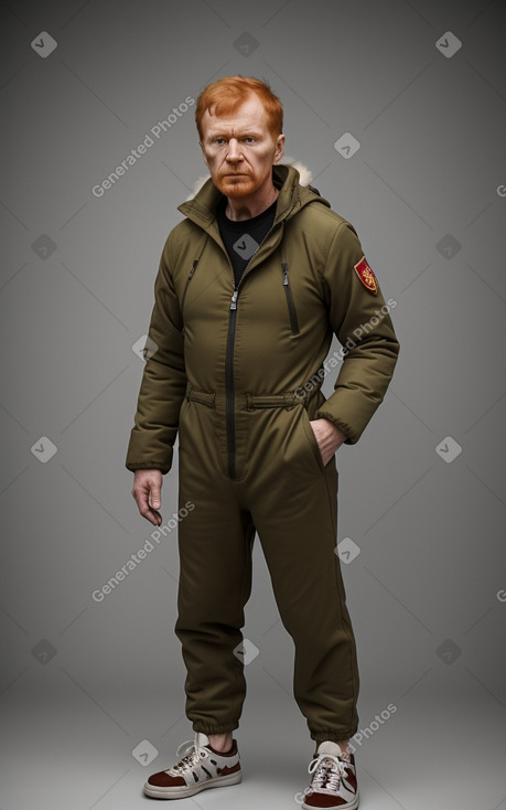 Latvian 45 years male with  ginger hair