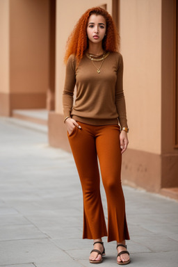 Moroccan adult female with  ginger hair