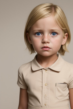 South african child female with  blonde hair