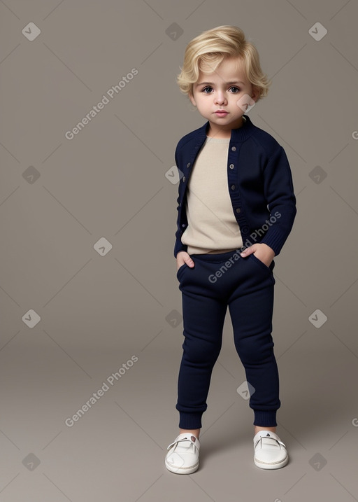 Lebanese infant boy with  blonde hair