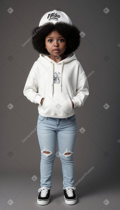 Belgian infant girl with  white hair