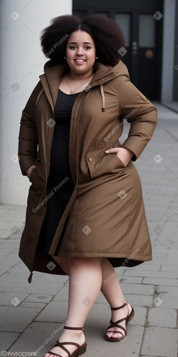 Irish young adult female with  brown hair