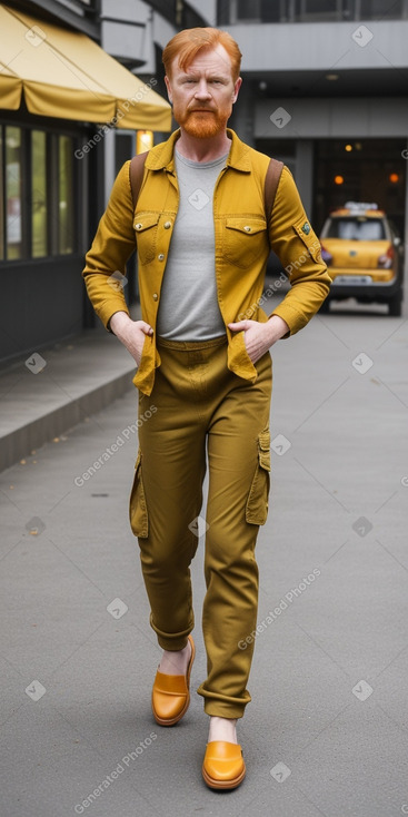 Belarusian middle-aged male with  ginger hair