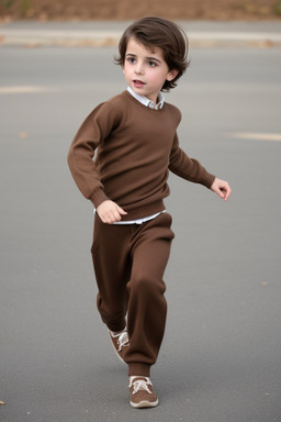 Syrian child boy with  brown hair