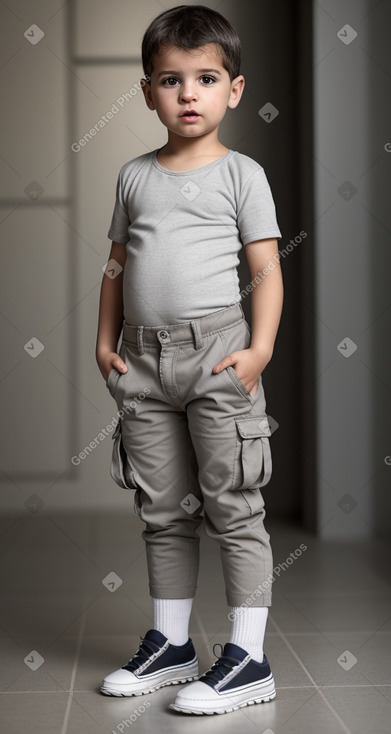 Greek infant boy with  gray hair