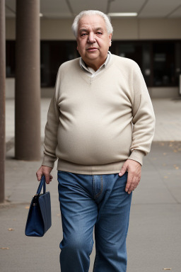 Greek elderly male with  blonde hair