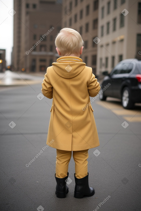 Caucasian infant boy with  blonde hair