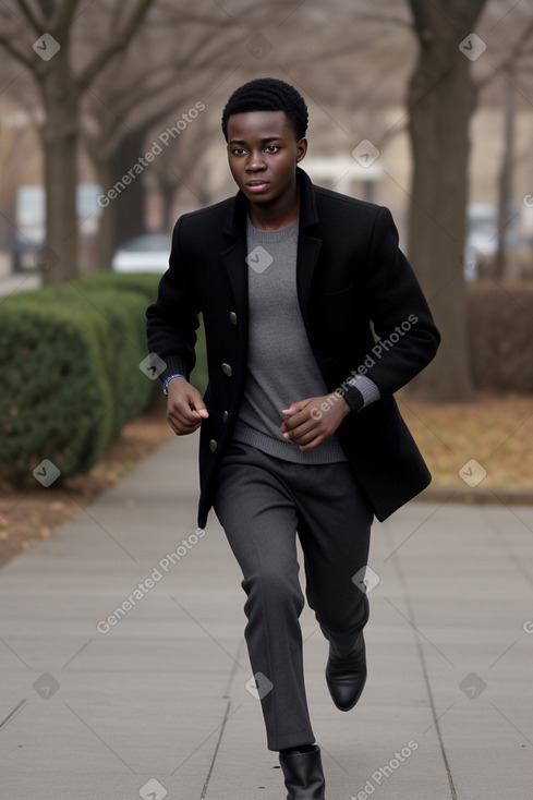 Zimbabwean young adult male with  black hair