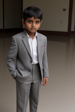 Sri lankan child girl with  gray hair