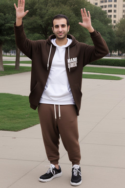 Lebanese adult male with  brown hair